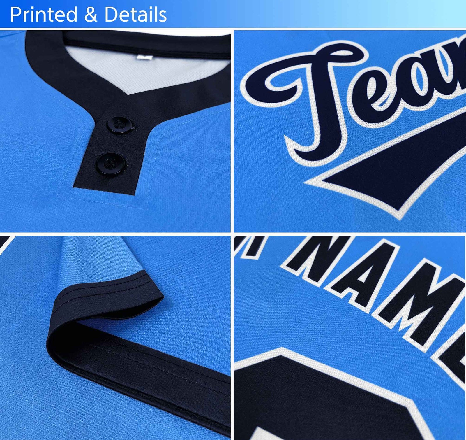 Custom Gray Orange-Black Classic Style Authentic Two-Button Softball Jersey