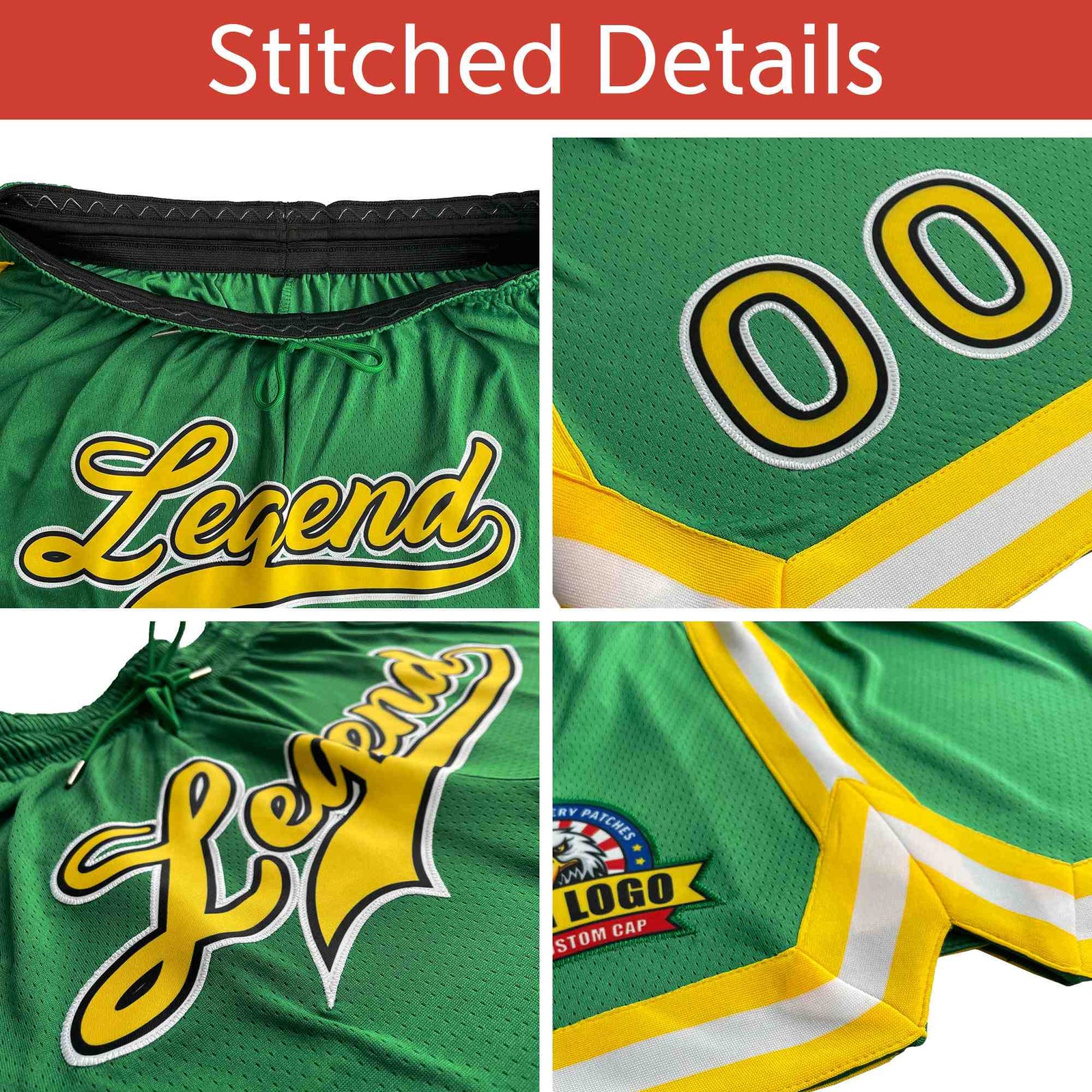 Custom Light Blue Royal-White Classic Style Basketball Mesh Shorts
