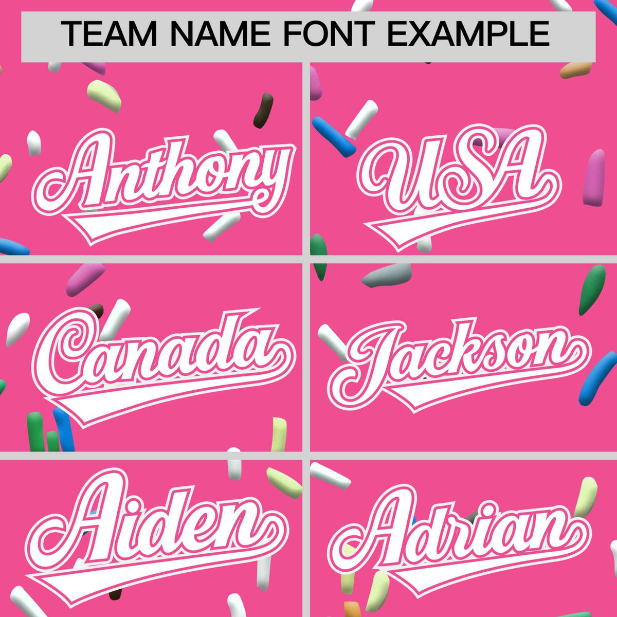 Custom Pink White Ice Cream Pattern Personalized V-Neck Hockey Jersey