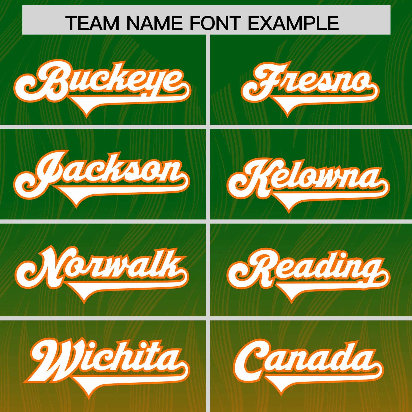 Custom Kelly Green Orange Gradient Fashion Outdoor Authentic Football Jersey