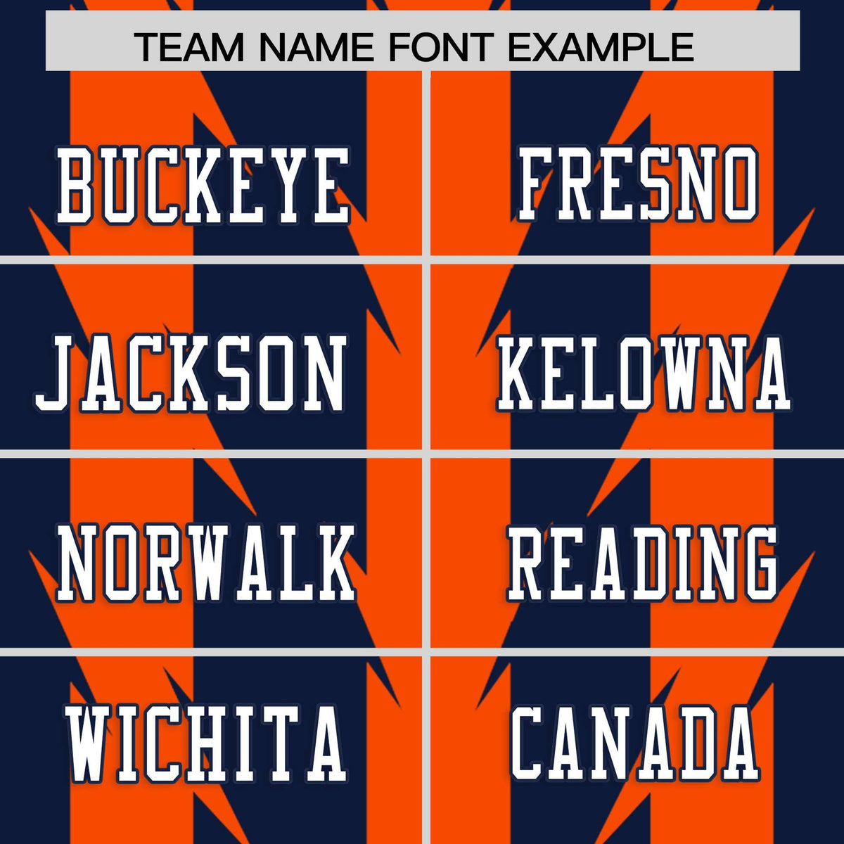 Custom Navy Orange Personalized Razr Stripe Graffiti Pattern Flag Football Jersey