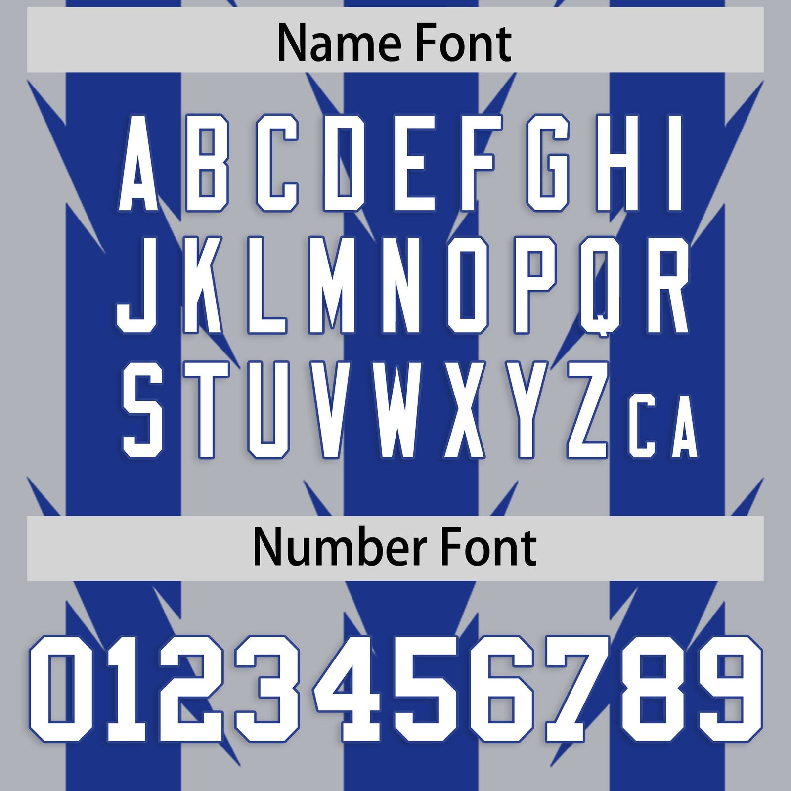 Custom Gray Royal Personalized Razr Stripe Graffiti Pattern Flag Football Jersey