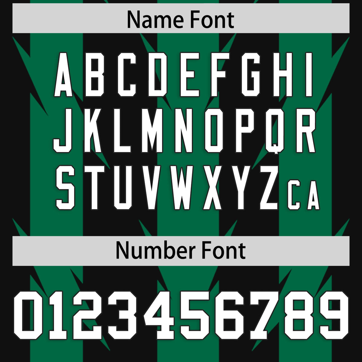 Custom Black Kelly Green Personalized Razr Stripe Graffiti Pattern Flag Football Jersey