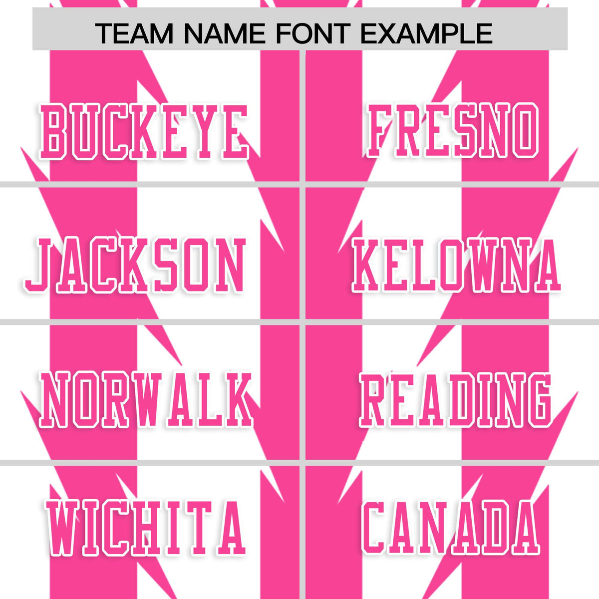 Custom White Pink Personalized Razr Stripe Graffiti Pattern Flag Football Jersey