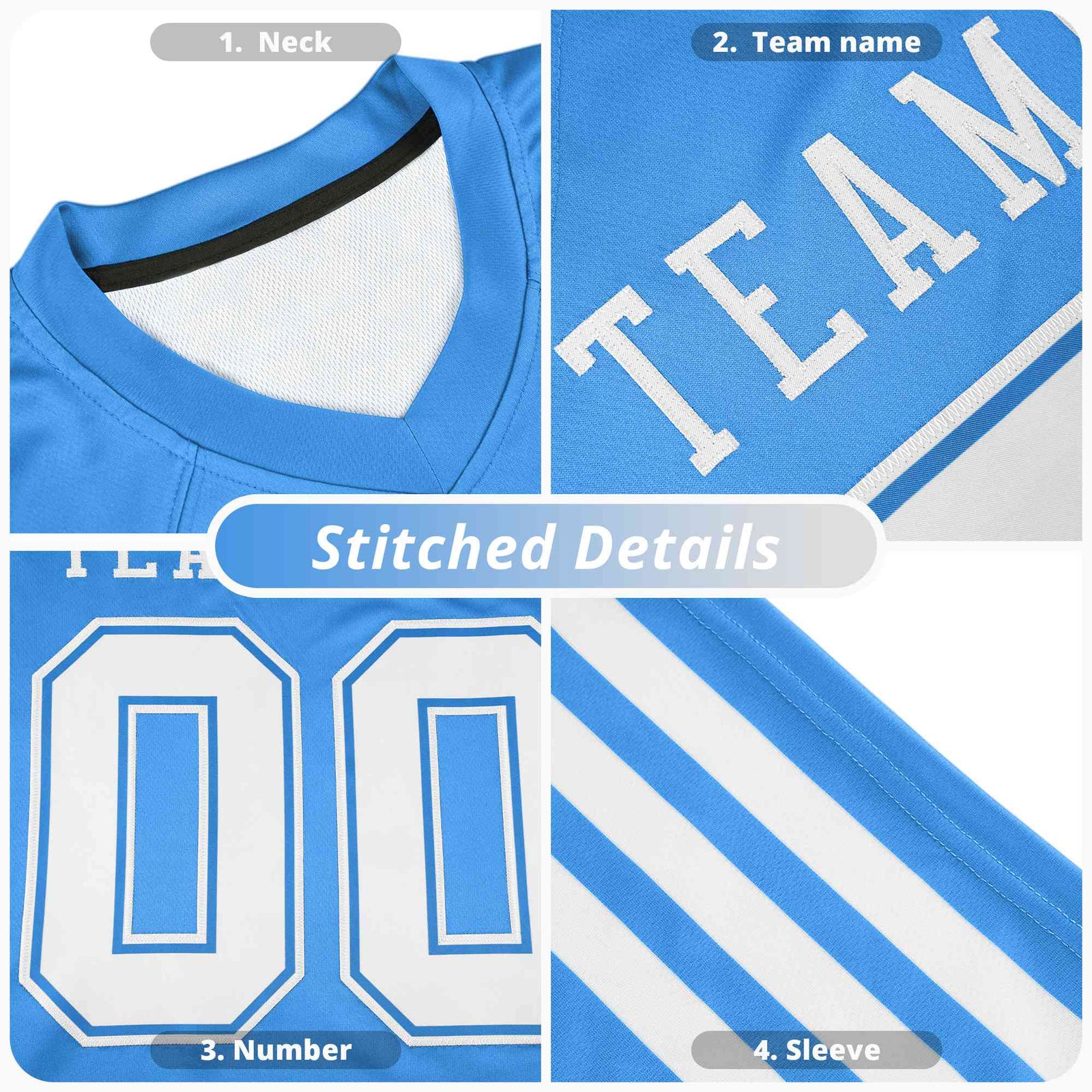 Custom Pink Aqua Personalized Star Gradient Flag Football Jersey