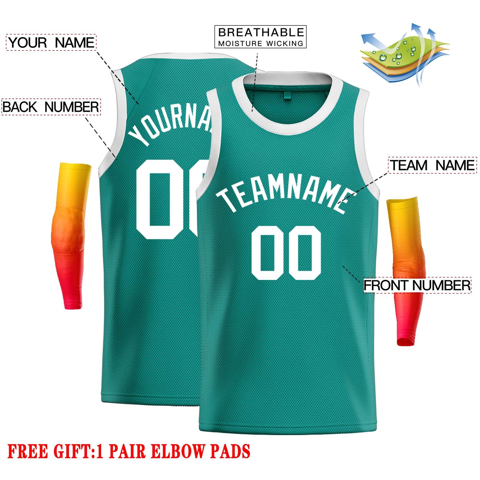 Custom Basketball Jersey Stitched or Printed Personalized Team Uniform Tank Top