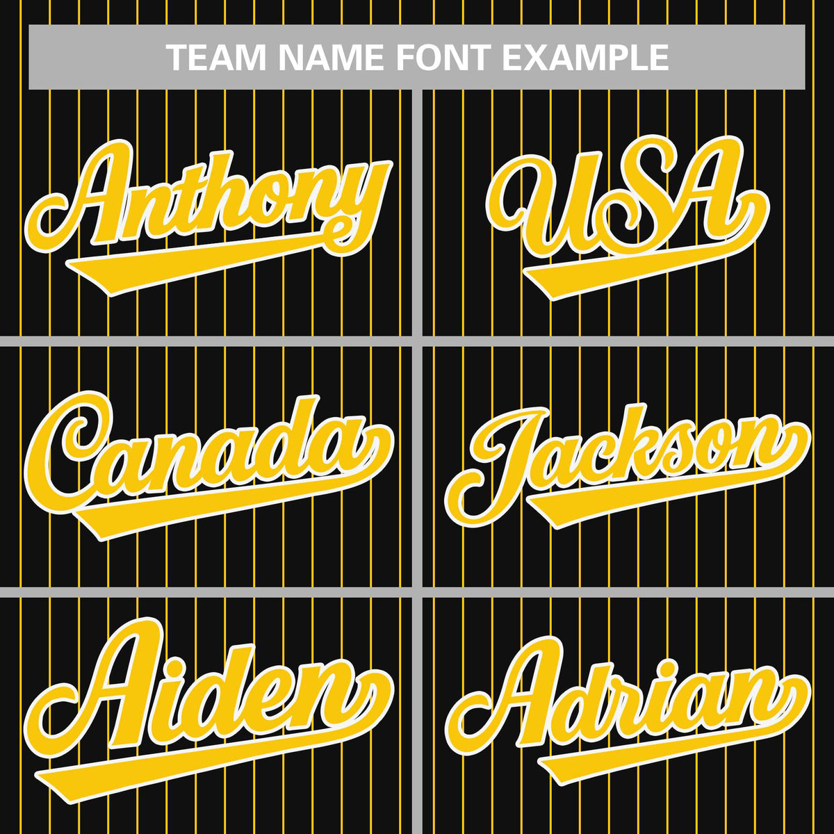 Custom Pinstripe Baseball Jerseys and Button-Down Shirts for Team Sports
