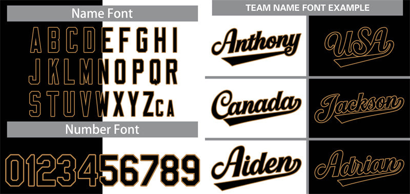 Custom Black White-Old Gold Split Fashion Authentic Baseball Jersey