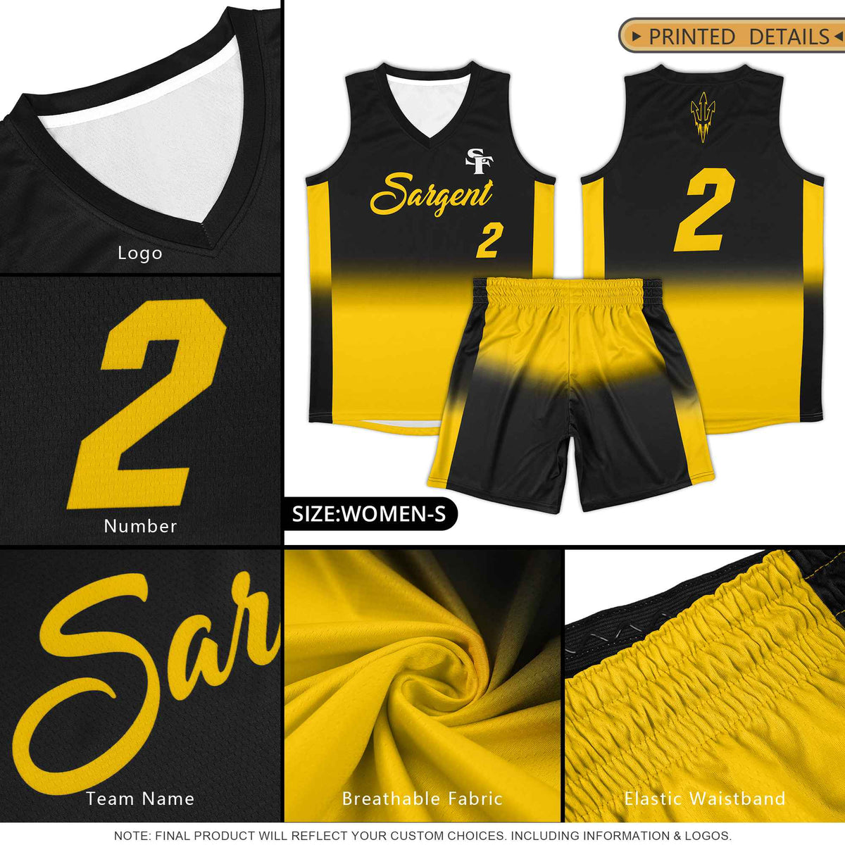 Custom Black Bright Green Gradient Fashion Sets Sports Uniform Basketball Jersey