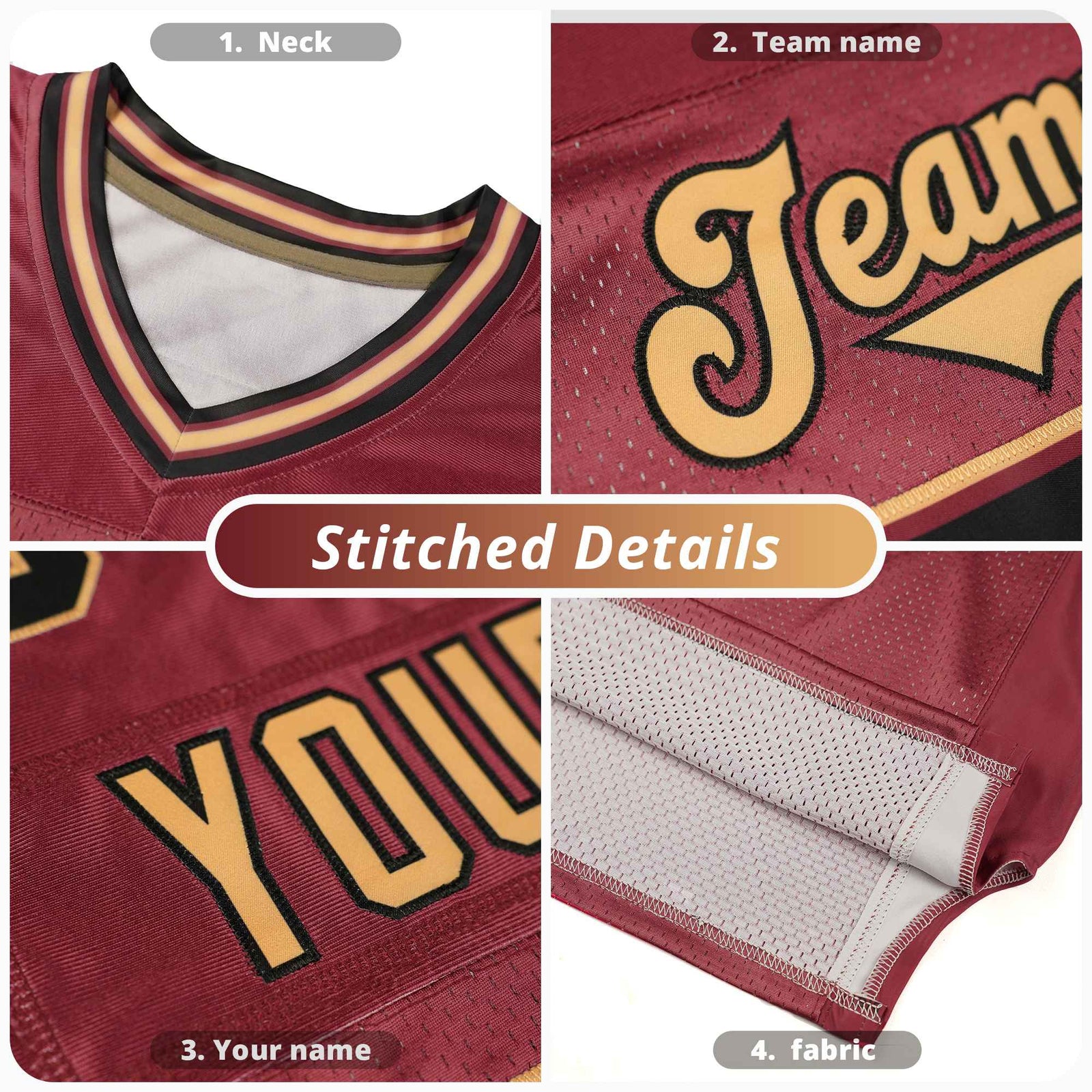 Custom Royal Personalized Classic Authentic Football Jersey